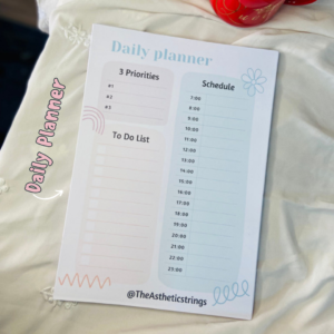 Asthetic design Daily Planner